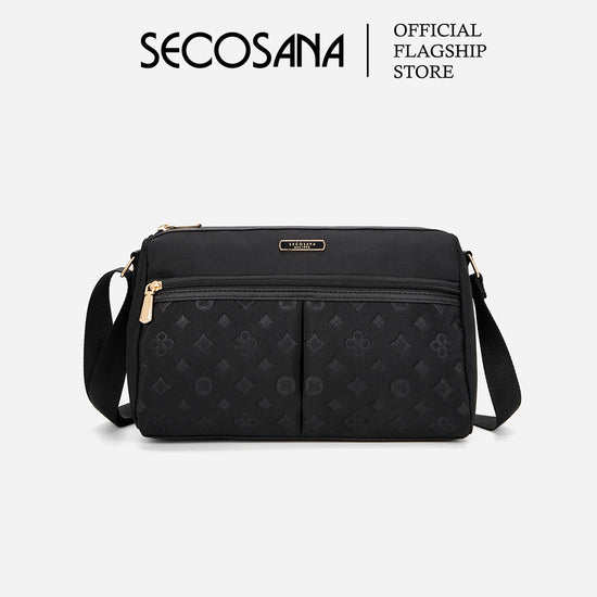SECOSANA® Freya Minimalist Casual Monogram Crossbody Bag