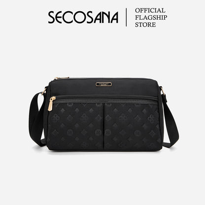 SECOSANA® Freya Minimalist Casual Monogram Crossbody Bag