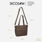 SECOSANA® Frene Minimalist Casual Monogram Shoulder Bag