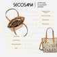 SECOSANA® Jeasse Signature Print Shoulder Bag