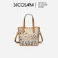 SECOSANA® Jeasse Signature Print Shoulder Bag