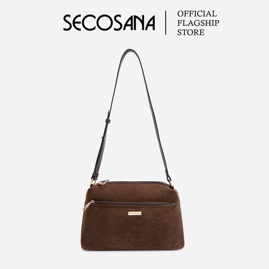 SECOSANA® Janeria Suede Crossbody Bag