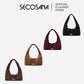 SECOSANA® Mercer in Small Suede Hobo Bag