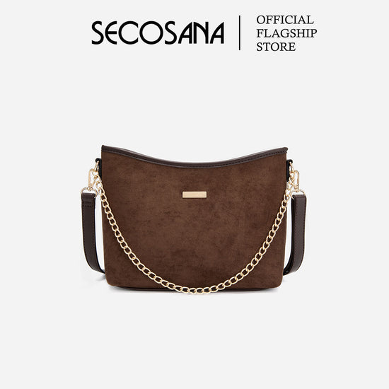 SECOSANA® Janevive Suede Shoulder Bag
