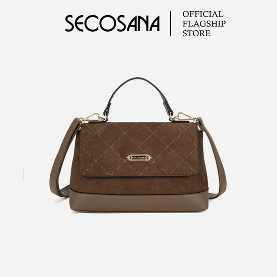 SECOSANA® Janina Suede Crossbody Bag