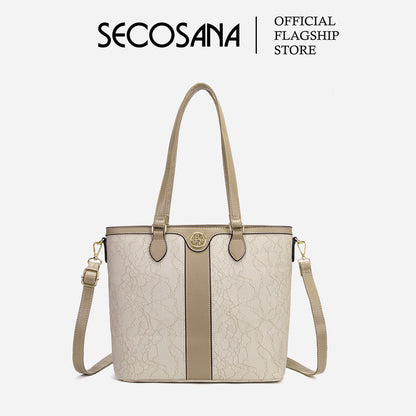 SECOSANA Zinica Monogram Shoulder Bag