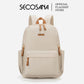 SECOSANA Bellina Plain Simple Casual Laptop Backpack