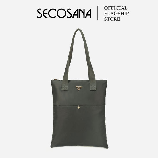SECOSANA Natalie Plain Laptop Tote Bag