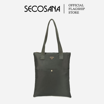 SECOSANA Natalie Plain Laptop Tote Bag