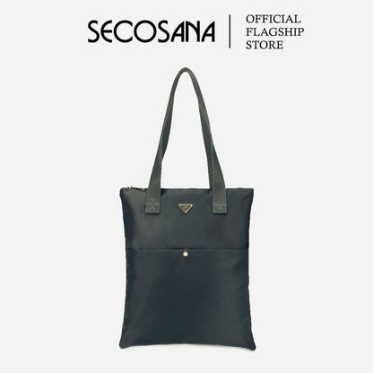 SECOSANA Natalie Plain Laptop Tote Bag