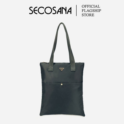 SECOSANA Natalie Plain Laptop Tote Bag