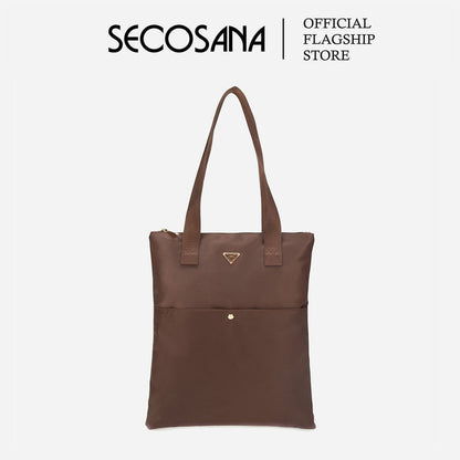 SECOSANA Natalie Plain Laptop Tote Bag