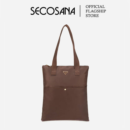SECOSANA Natalie Plain Laptop Tote Bag