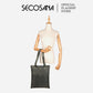 SECOSANA Natalie Plain Laptop Tote Bag