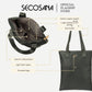 SECOSANA Natalie Plain Laptop Tote Bag