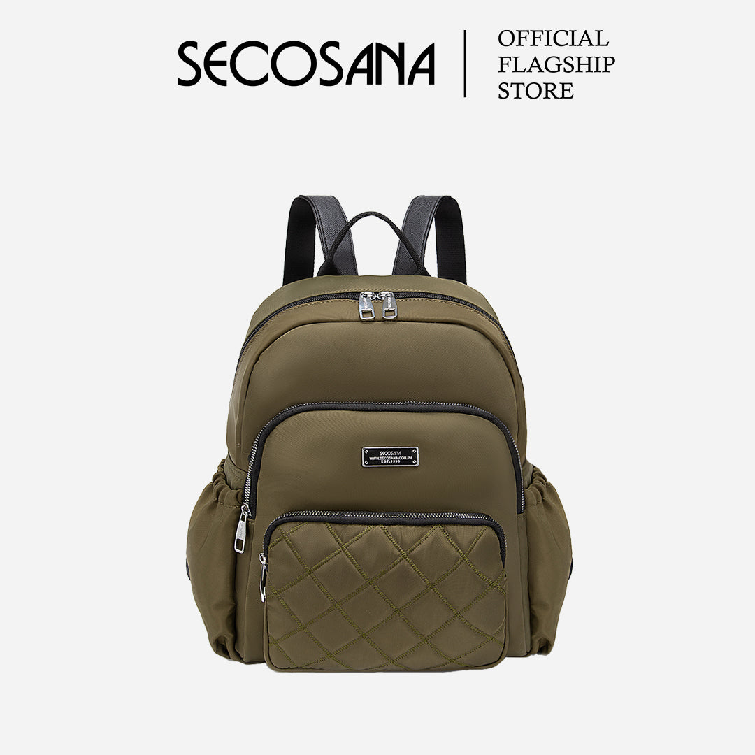 Secosana leather outlet backpack