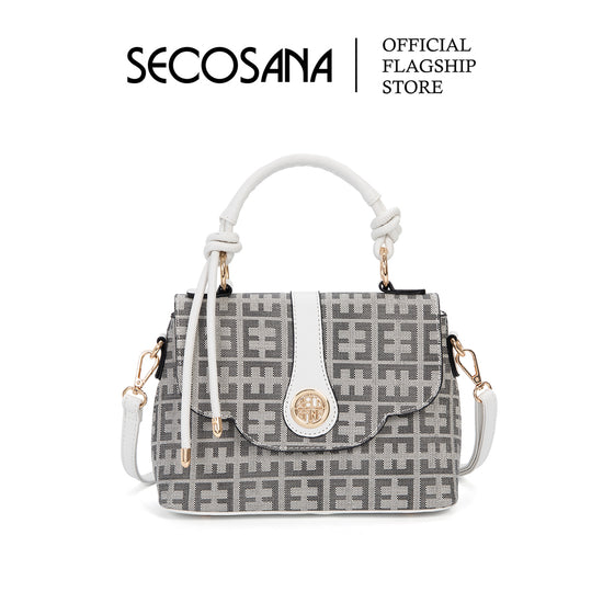 SECOSANA Hala Printed Satchel Bag