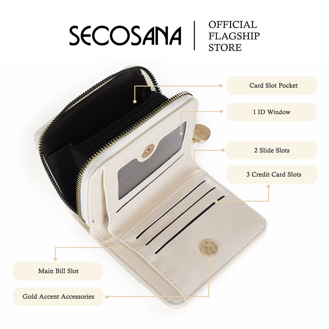 SECOSANA Faurine Plain Wallet Secosana Bags Shoes