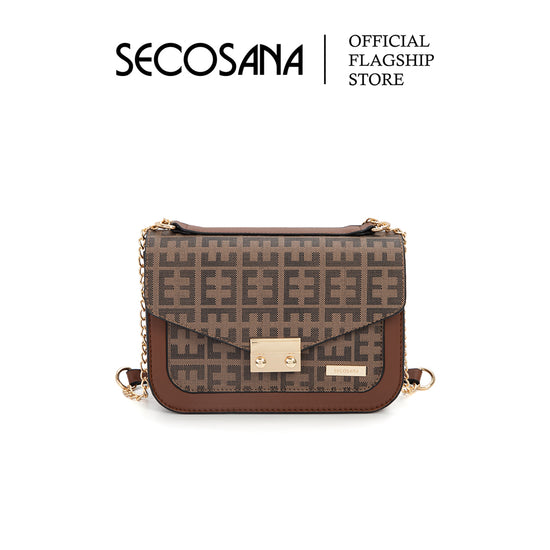 SECOSANA Halleen Printed Satchel Bag